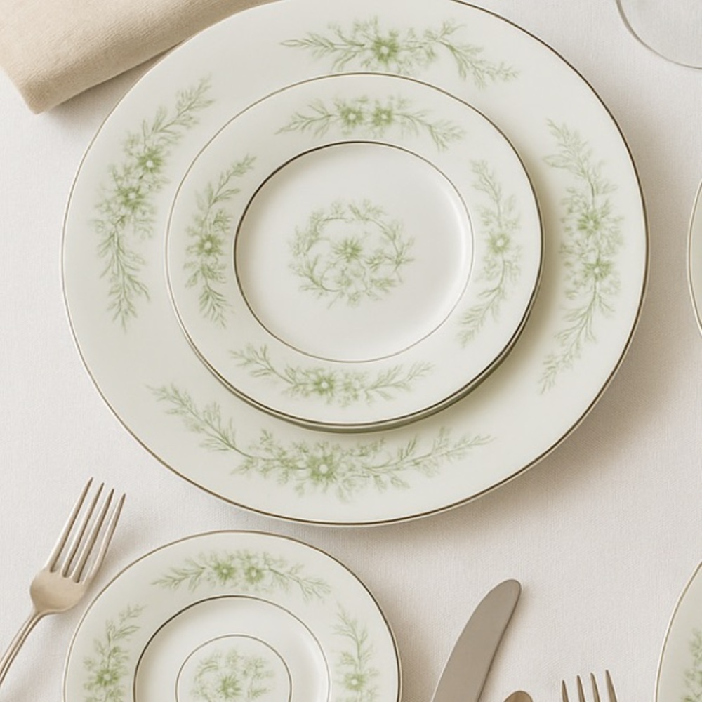 Wedgwood “Westbury” Bone China – Set of 8 Plates (5 Salad/Dessert, 3 Dinner) - Picture 1 of 1